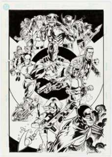 Stephen Sadowski JSA #3 Variant Cover Original Art (DC, 2023). | Heritage