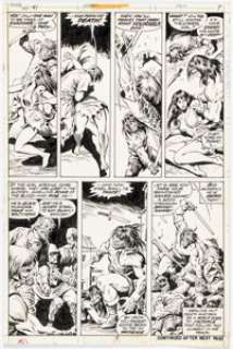 John Buscema and Ernie Chan Conan the Barbarian #41 Story Page 5 Original Art (Marvel, 1974). | Heritage