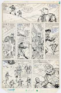 Sal Buscema and Joe Sinnott Rom #31 Story Page 7 Original Art (Marvel, 1982). | Heritage