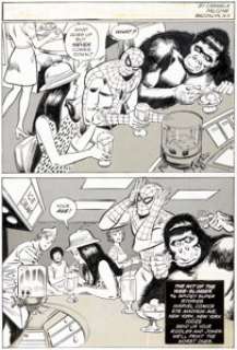 Win Mortimer and Ricardo Villamonte Spidey Super Stories #45 Inside Back Cover Complete 1-Page Story Original Art (Marvel, 1980). | Heritage