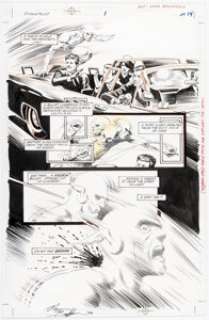 Norm Breyfogle Flashpoint #1 JFK Assassination Splash Page 14 Original Art (DC, 1999). | Heritage