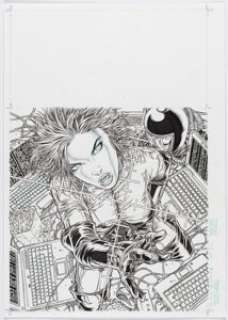 Juan José Ryp No Hero #2 Variant Cover Illustration Original Art (Avatar Press, 2008). | Heritage