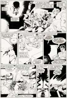 Kevin Nowlan The New Mutants #51 Story Page 6 Original Art (Marvel, 1987). | Heritage