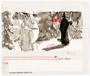 Mike Ploog Lord of the Rings Gandalf Storyboard Original Art (United Artists/Ralph Bakshi, 1978). | Heritage