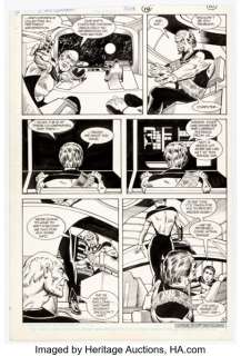 Pablo Marcos, Carlos Garzón, and Arne Starr Star Trek: The Next Generation #1 Story Page 8 Original Art (DC, 1988).
