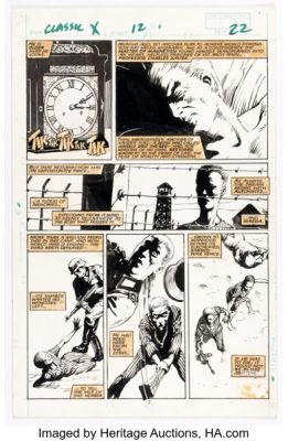 John Bolton Classic X-Men #12 Magneto Story Page 2 Original Art (Marvel, 1987). | Heritage