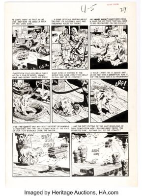 Wally Wood Two-Fisted Tales #26 "Hungnam!" Story Page 5 Original Art (EC, 1952). | Heritage