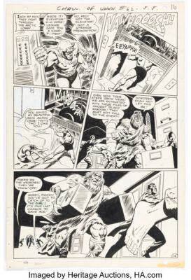 Bob Brown and Mike Esposito Challengers of the Unknown #62 Story Page 14 Original Art (DC, 1968). | Heritage