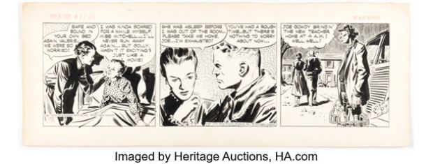 Alex Raymond Rip Kirby Daily Comic Strip Original Art dated 11-3-49 (King Features Syndicate, 1949). | Heritage