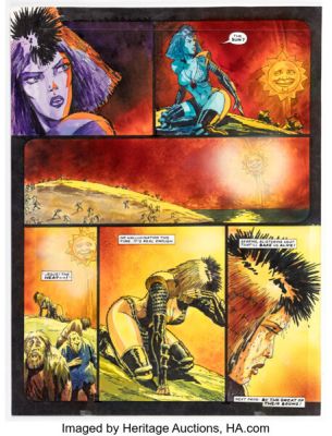 Carlos Ezquerra 2000 AD Prog #767 Durham Red Story Page 5 Original Art (Fleetway, 1992). | Heritage