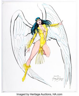 Greg LaRocque - Dawnstar Illustration Original Art (1997).