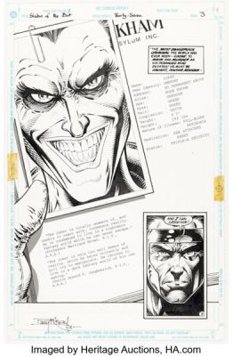 Barry Kitson and John Stokes Batman: Shadow of the Bat #37 Story Page 3 Original Art (DC, 1995).
