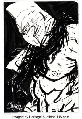Daniel Warren Johnson - Cobra Sun from Do a Powerbomb Illustration Original Art (2022).