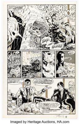 Tim Vigil and Tom Brunton Faust #4 Story Page 8 Original Art (Northstar, 1989).