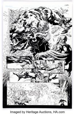 Marc Silvestri and Joe Weems Civil War: The Initiative #1 Story Page 13 Original Art (Marvel, 2007).