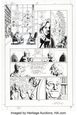 Peter Snejbjerg JSA #32 Story Page 19 Original Art (DC, 2002). | Heritage