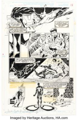 Joe St. Pierre and Al Milgrom Spider-Man: The Parker Years #1 Story Page 13 Original Art (Marvel, 1995). | Heritage