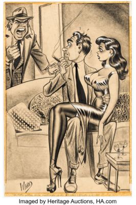 Bill Ward Snap Single Panel Gag Cartoon Illustration Original Art (Humorama, 1959). | Heritage