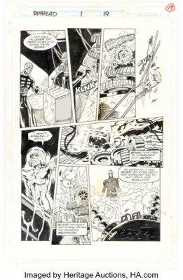 Dario Carrasco and Jim Sanders III Pinhead #1 Story Page 19 Original Art (Marvel, 1993).