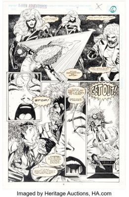 John Hebert and Greg Adams X-Men Adventures #9 Story Page 5 Original Art (Marvel, 1994). | Heritage