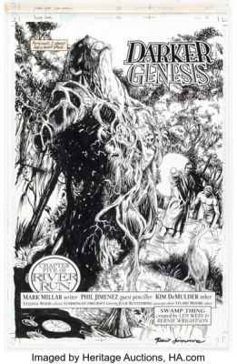 Phil Jimenez and Kim DeMulder Swamp Thing #156 Splash Page 6 Original Art (DC/Vertigo, 1995). | Heritage