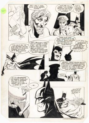 Trevor Von Eeden Batman Annual #8 Story Page 18 Original Art (DC, 1982). | Heritage