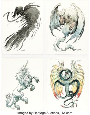 Michael Kaluta Dungeons & Dragons: Monster Manual 3E Illustration Original Art Group of 7 (Wizards of the Coast, 2000). (Total: 7 Original Art) | Heritage