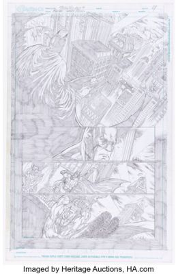 Netho Diaz - Batman Sample Story Page 1 Original Art (2013).