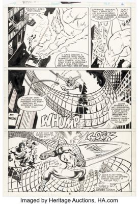 Gene Colan and Bob Wiacek What If? #21 Fantastic Four and Spider-Man Story Page 4 Original Art (Marvel, 1980). | Heritage