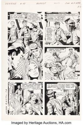George Tuska and Alberto Giolitti Voyage To The Bottom Of The Sea #10 Story Page 8 Original Art (Gold Key, 1967). | Heritage