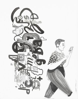 Molly Mendoza | Phone Call | Athenaeum Comic Art