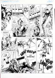 Follet | Edmund Bell, planche n°42 Ã  l’encre de Chine et … | Banque Dessinée