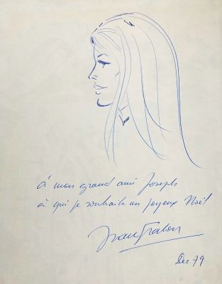 Graton Jean Julie... | GRATON Jean Julie Wood Rare portrait de Julie dans... | Vermot et Associés