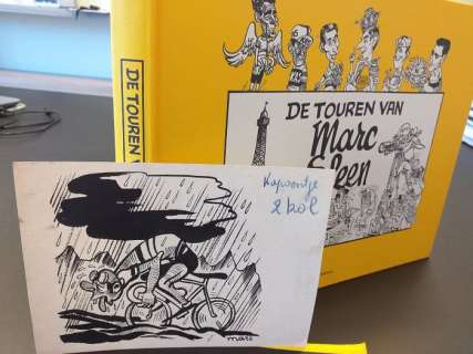 Sleen, Marc  - Originele tekening + Album - De Touren van Marc Sleen - (1960) | Catawiki