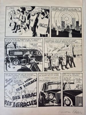 [Bd] Baudoin Edmond... | [BD] BAUDOIN Edmond (né en 1942) Planche originale... | Nice Enchères