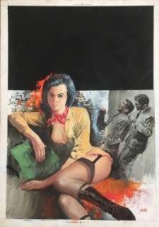 Carlo Jacono - Copertina originale "Coplan una spia sul rosso" - Loose page - (1967) | Catawiki