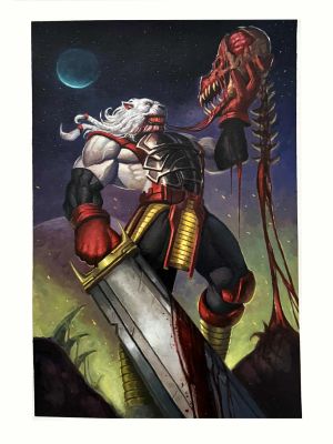 Aaron Bartling | Battle Beast #5 Cover | Kirby’s Comic Art