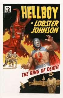 Paolo Rivera - hellboy vs. Lobster johnson cover the ring of death issue one-shot page cover