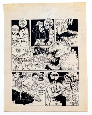 Clerc, Serge (Né En 1957) | Lot 5 : Captain Futur, planche 49. | misc / divers