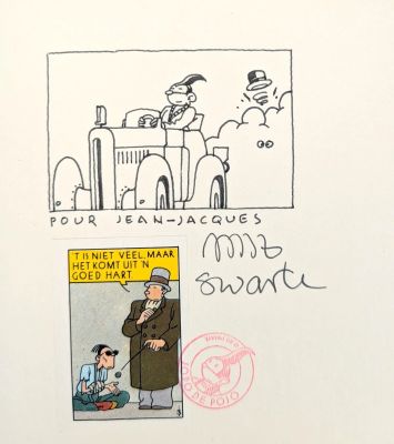 Swarte Joost Belle... | SWARTE Joost Belle dédicace sur le artbook Hors série... | Vermot et Associés