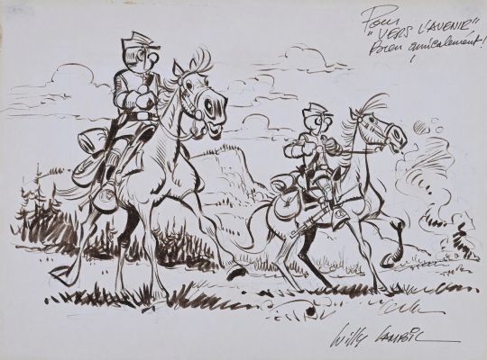 Lambil (Willy Lambillotte,... | LAMBIL (Willy Lambillotte, 1936) Les Tuniques bleues.... | Coutau Bégarie