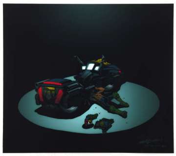 2000AD: Judge Dredd and Lawmaster - an original artwork by Siku (2017). | Ewbank’s