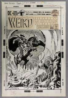 Joe Kubert Original Comic Cover Art. Weird Western | Weiss Auctions
