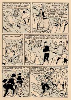 Hergé | Tintin - Le sceptre d’Ottokar Encre de Chine, gouache blanche et | Millon