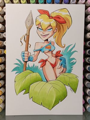 Joel Sza | Supergirl Savage Land Original Artwork | Raremarq (Buy It Now)
