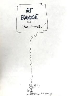 Azara Jo El Taka... | Lot 34 - AZARA Jo El Taka Takata Dédicace ancienne sur l’album... | Vermot et Associés