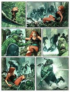 Storm 4 - Originele pagina - gouache op tekenboard - De Groene Hel - (1980) | Catawiki