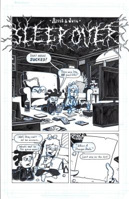 Sam Grinberg | Scumburbia: A One Shot Comic - Pg. 1 | Athenaeum Comic Art