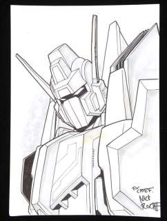Nick Roche an original artwork of Star Saber (G1) From Transformers. | Ewbank’s