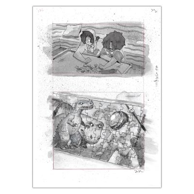 Anne Masse | Asphalte Sauvage - Planche originale 174 | Achetez de l’Art